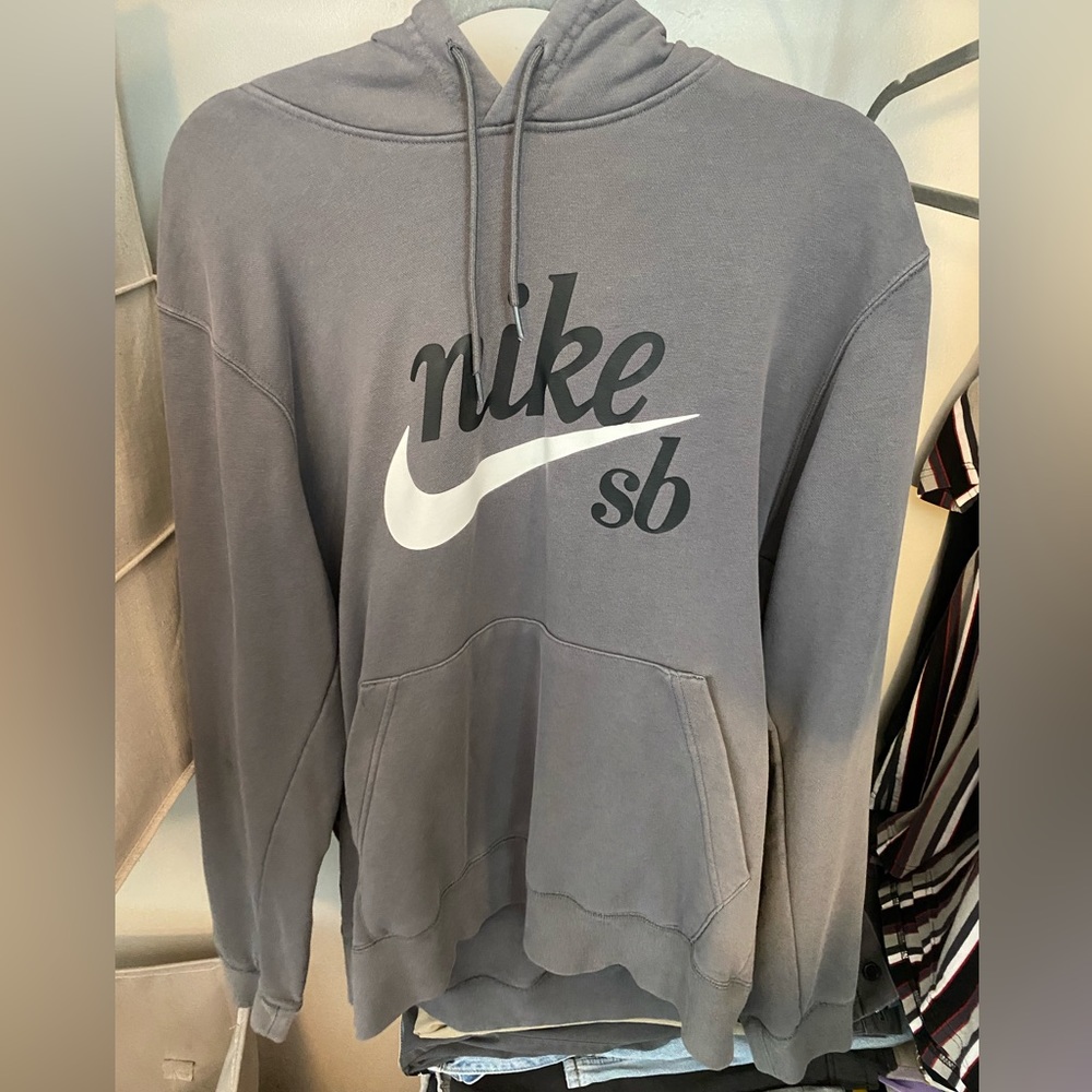 Nike Hoodie (Grey, SB logo)